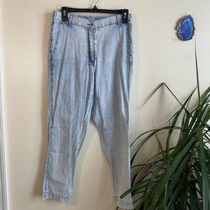 Pinstripe Cotton Pants